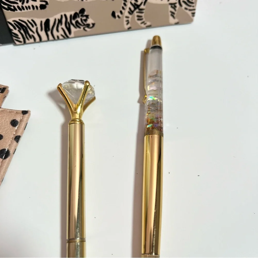 Animal print leopard cheetah stationary notebook journal bundle lot